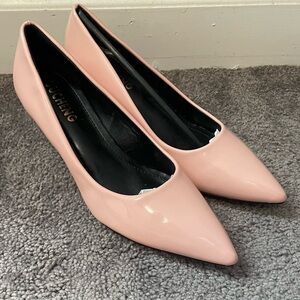 NEW Pastel Pink Pumps Women’s 7M Costume Barbie Cutesy Heels 3in